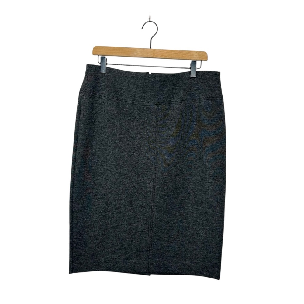 Ann Taylor Classic Neutral Grey Knit Pencil Skirt Business‎ Casual Career Skirt